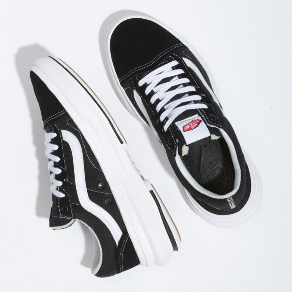 Vans Old Skool Over Black and White Sneakers - Picture 4 of 6